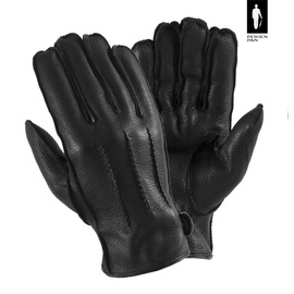 Rękawiczki z jeleniej skóry, czarne